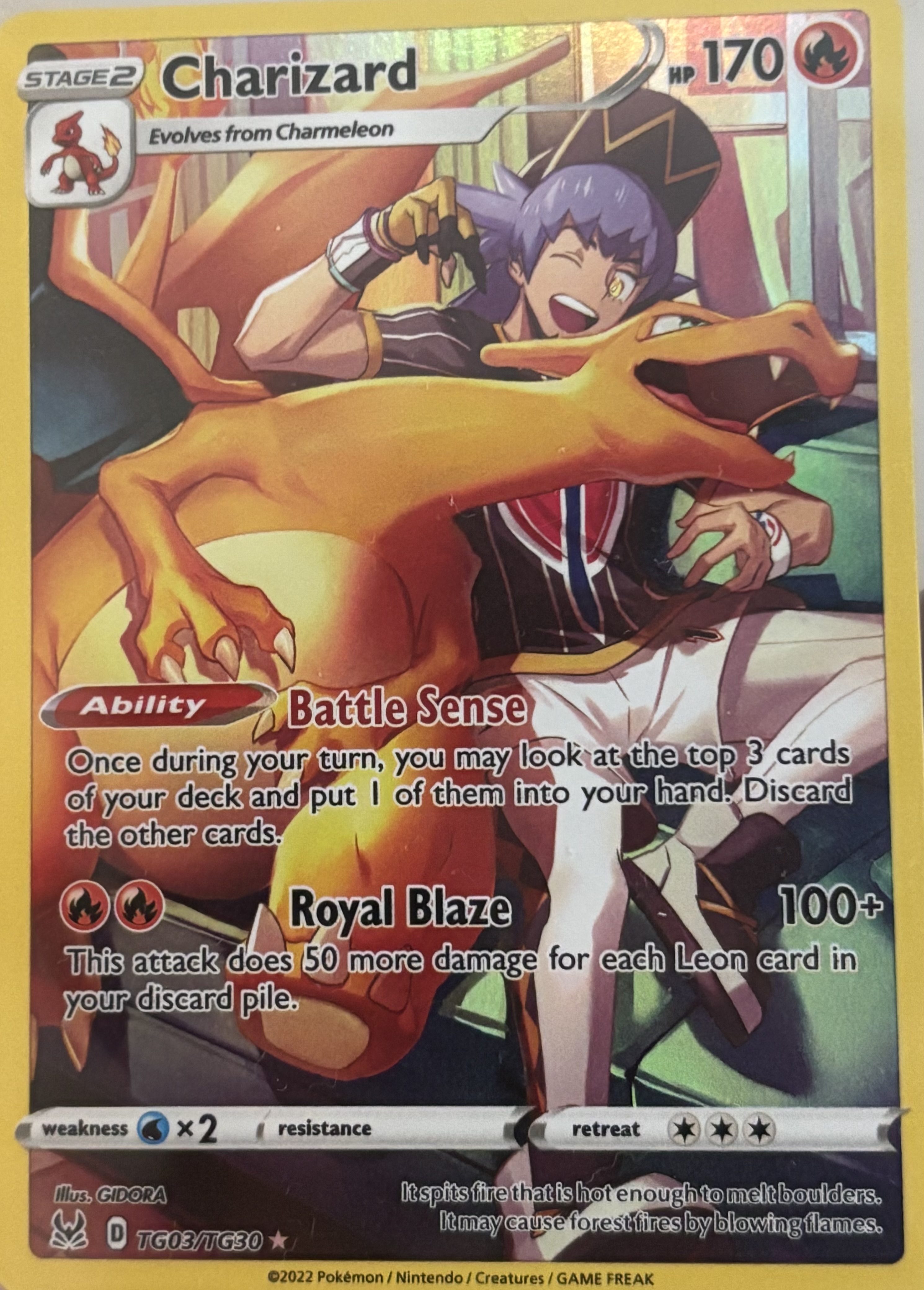 Charizard card